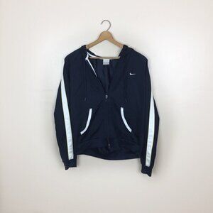 [Nike] 90s Style Perforated Zip Up Sweatshirt